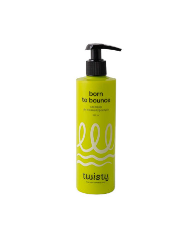 Nawilżający szampon do włosów kręconych z mocznikiem I kwasem mlekowym -  280ml - Twisty