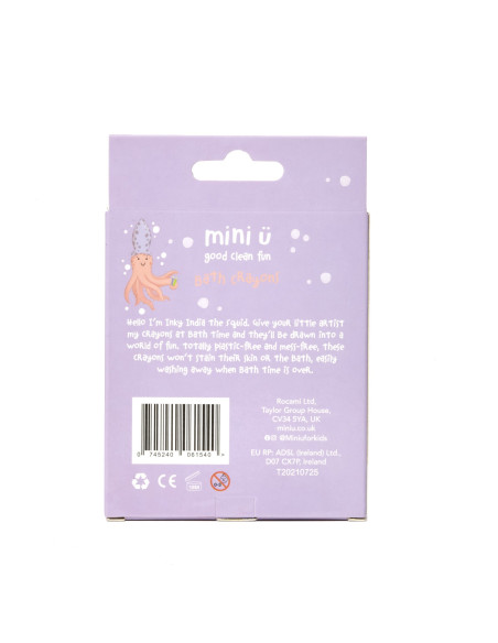 Kolorowe Kredki Do Kąpieli 5 Kolorów  - Mini U