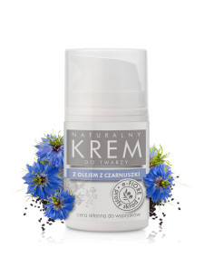 Naturalny krem do twarzy z Czarnuszką - cera mieszana,...