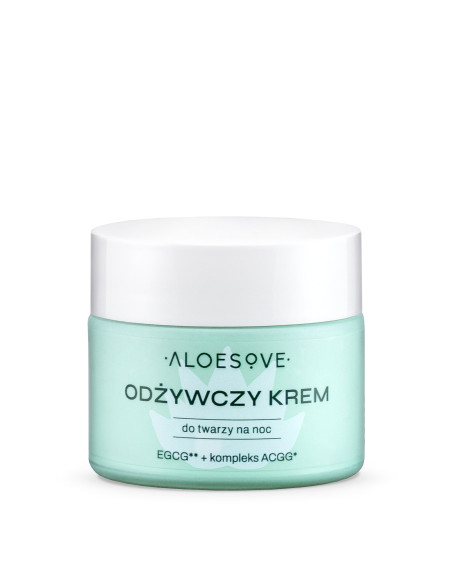 Odżywczy krem do twarzy na noc - 50ml - Aloesove