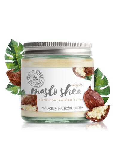 Nierafinowane Masło Shea Karite - 120ml - E-Fiore