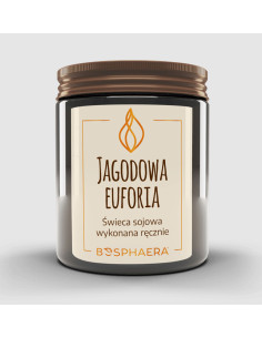 Sojowa świeca zapachowa - Jagodowa Euforia  - 190g -...